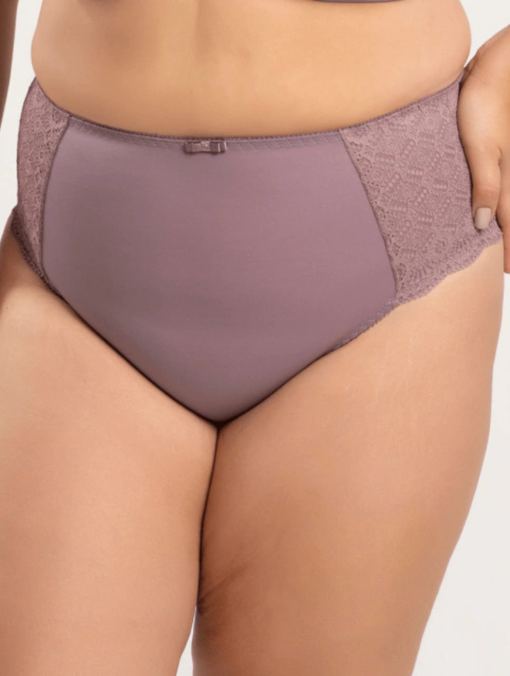 Calcinha Cinta Soft c/ Renda Microfibra Cetinete Elegance