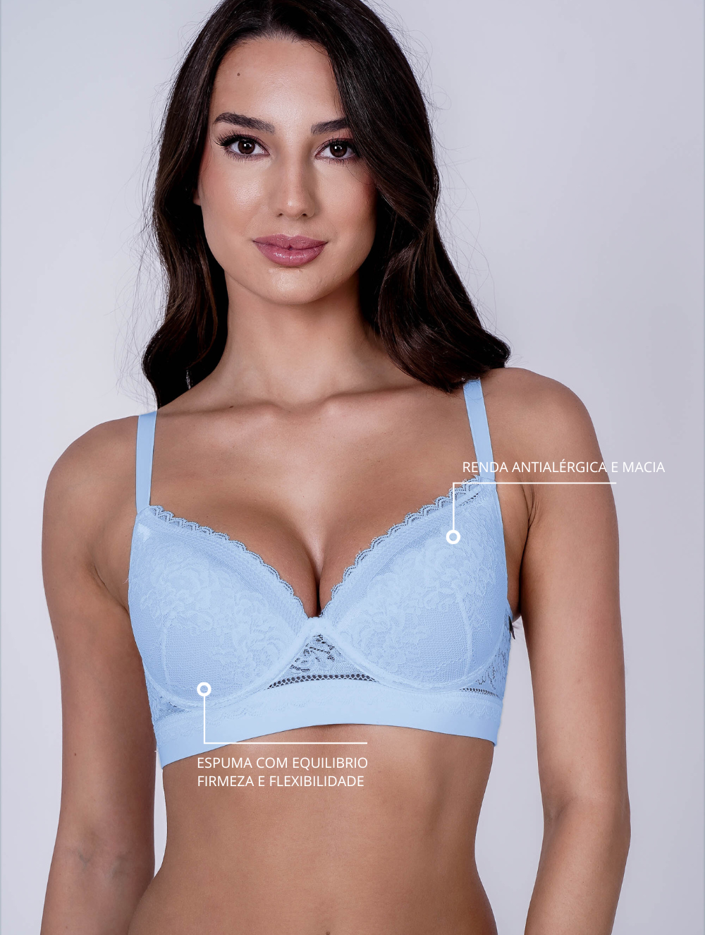 Sutiã Bojo Soft todo rendado Tyn lingerie 090