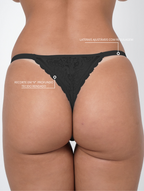 Combo leve 5 e pague 4 - Calcinha fio dental com regulagem e toda em renda