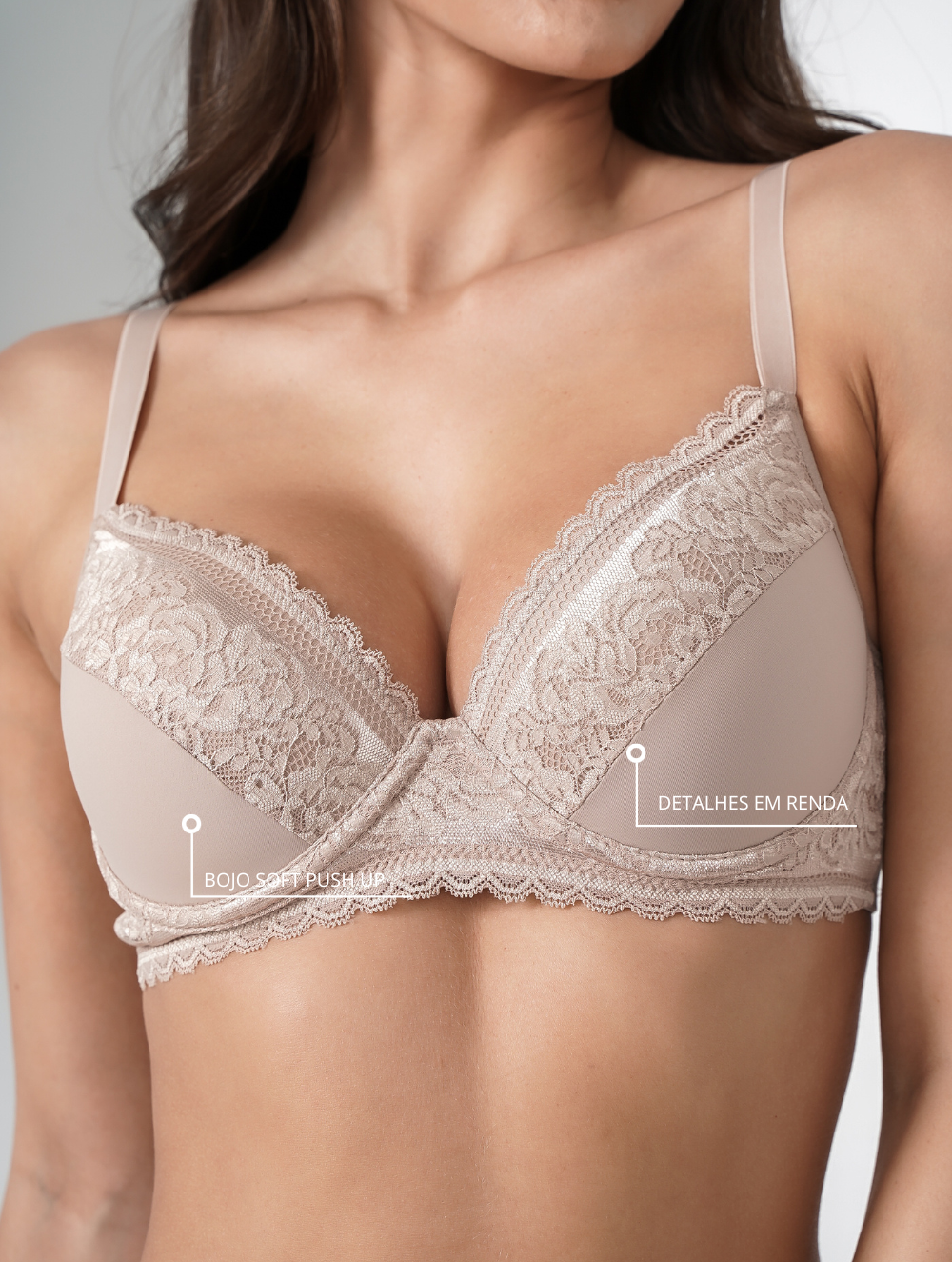 Sutiã Bojo com renda Soft Tyn lingerie