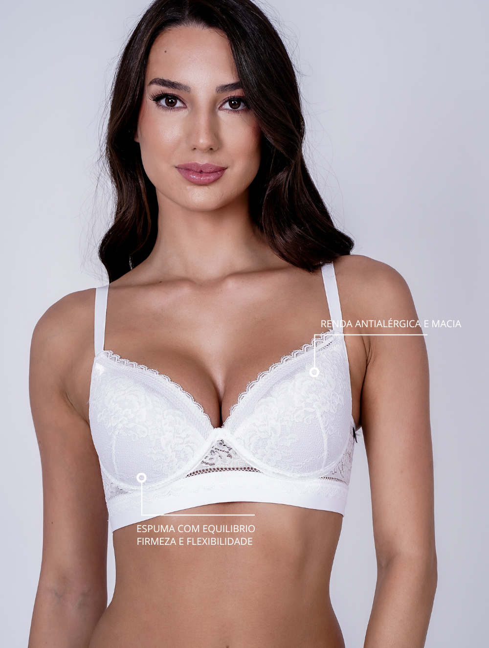 Sutiã Bojo Soft todo rendado Tyn lingerie 090