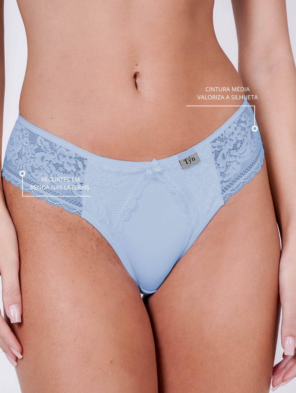 Calcinha de Renda Fio Duplo Sexy e Confortável Tyn - Frozen