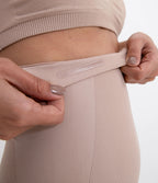 Bermuda Básica Alta Modeladora em Microfibra Sem Costura Liso Trifil