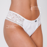 Calcinha de Renda Fio Duplo Sexy e Confortável Tyn - Desejo