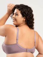 Sutiã s/ Bojo Plus Size c/ Renda e Aro Microfibra Elegance