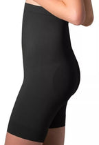 Bermuda Básica Alta Modeladora em Microfibra Sem Costura Liso Trifil