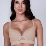 Sutiã com Bojo Soft e Meia Renda Confortável e Delicado- Tyn Lingerie