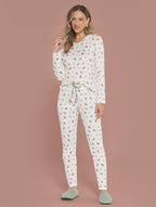 Pijama Ribana Canelada Estampado