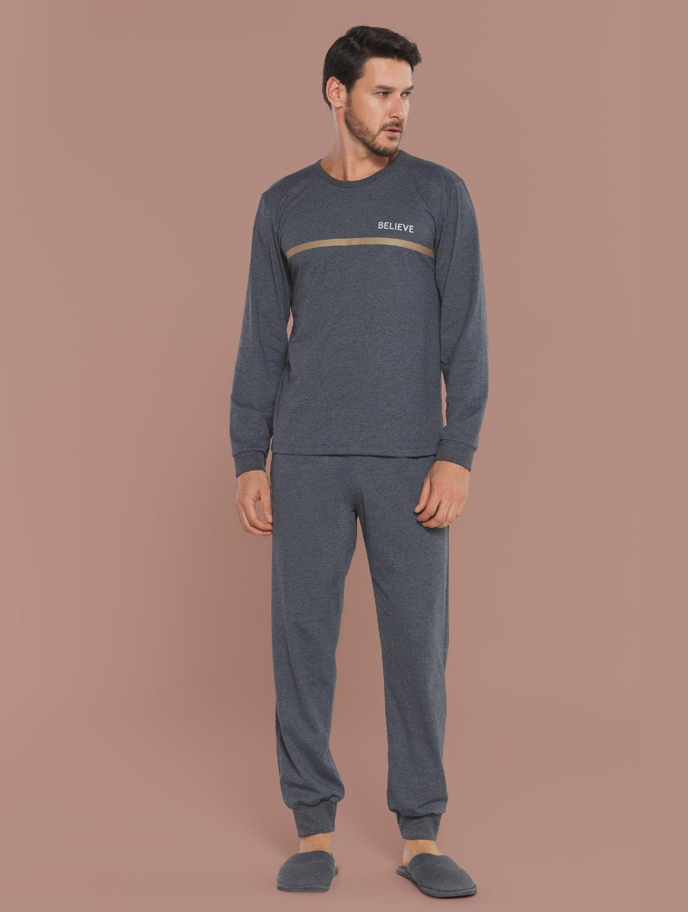 Pijama 100% Algodão Believe Masculino