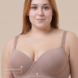 Sutiã Plus Size Tyn com Bojo e Aro Base reta