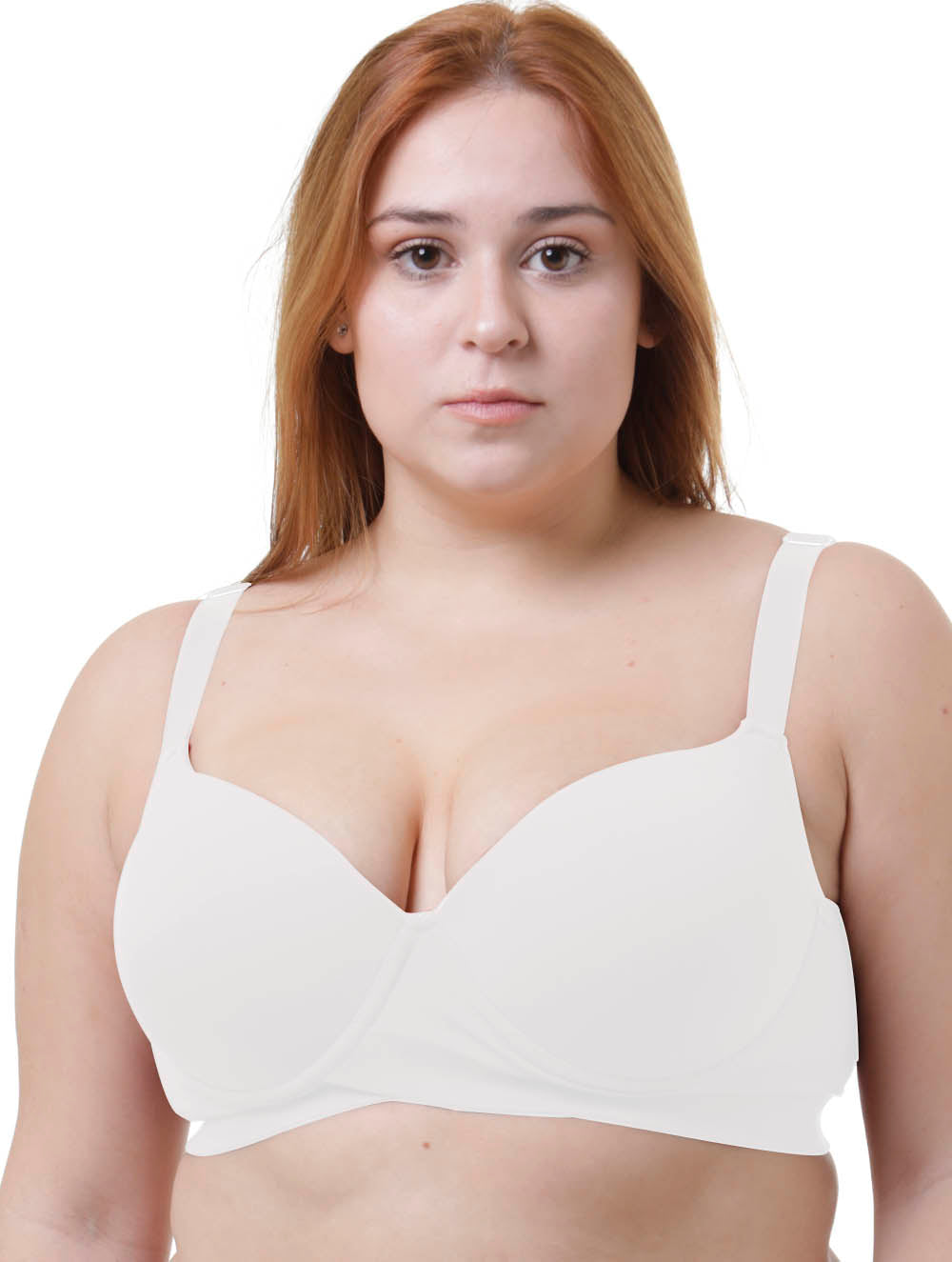 Sutiã Plus Size Tyn com Bojo e Aro Transpassado Preto – Alças Largas e Sustentação Confortável